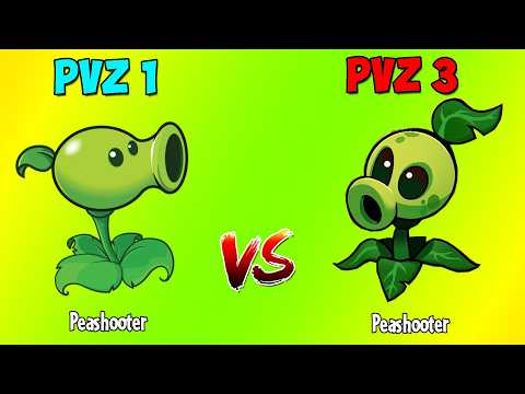 All Plants Pvz 1 vs Pvz 3 Battlez - Who Will Win? - PvZ Team Plant vs Team Plant