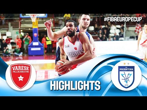Pallacanestro Varese v Z Mobile Prishtina - Highlights - Round of 16 - FIBA Europe Cup 2018-19
