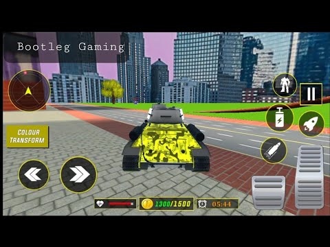 Army Tank Robot Car Games - Android Gameplay