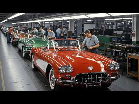 Inside the 1957 Corvette Factory: How America Built Its First True Sports Car with Fiberglass