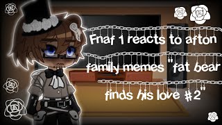 Fnaf 1 reacts to afton family memes  REMAKE  HELL 