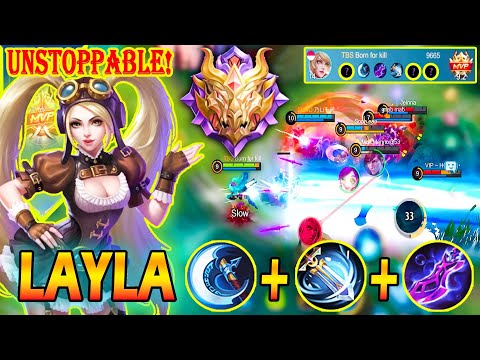Layla Unstoppable Delete all Enemies - How To Build Layla 2022 ~ Layla Top 1 Global mlbb