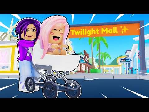 Baby Janet goes to the Twilight Daycare Mall! | Roblox Roleplay