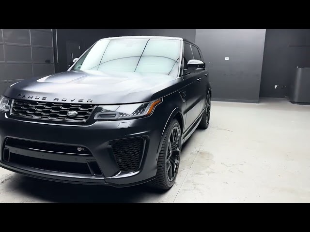 2021 LAND ROVER RANGE ROVER SPORT SUV V8, SUPERCHARGED, 5.0 LITER SVR SPORT UTILITY 4D