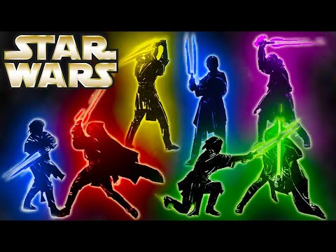 The 7 Forms of Lightsaber Combat & RARE STYLES - Star Wars Explained