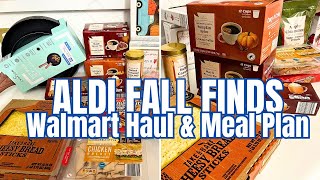 THIS WEEK'S ALDI FALL FINDS AND WALMART GROCERY - MEAL PLAN