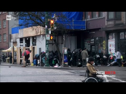 A Vancouver, nel cuore dell'epidemia da fentanyl - PresaDiretta 16/03/2025