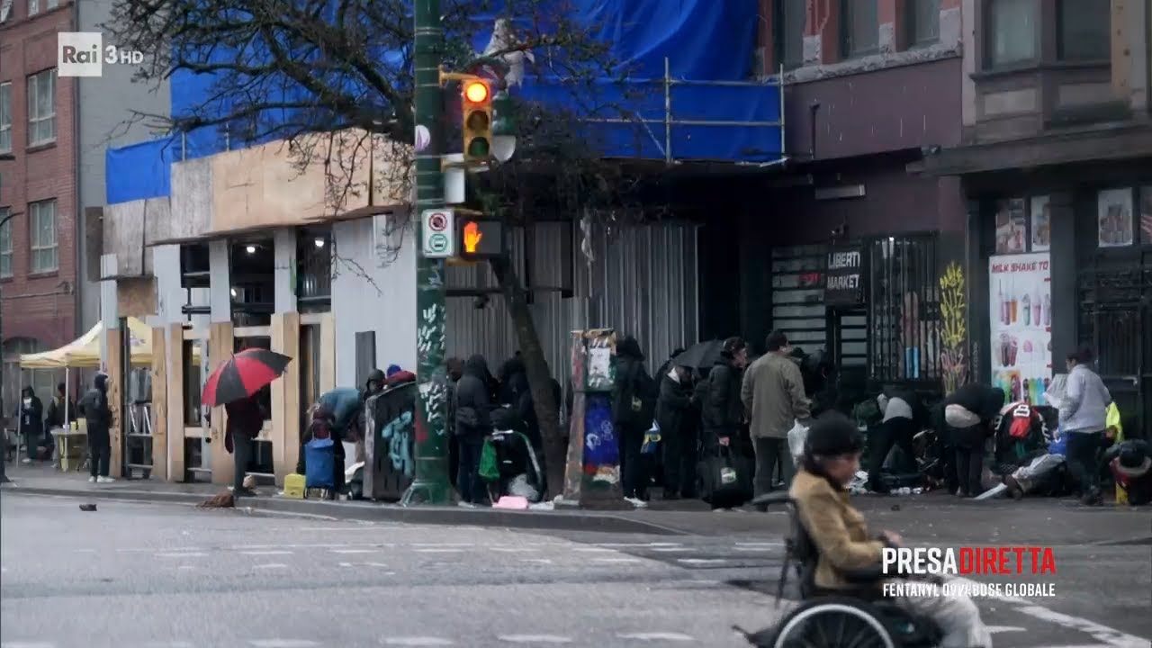 A Vancouver, nel cuore dell'epidemia da fentanyl - PresaDiretta 16/03/2025