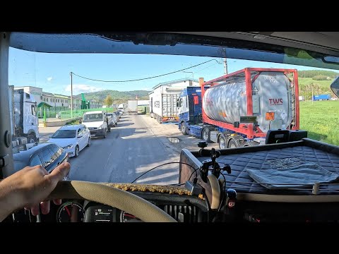 Truck Vlog - Nice Mountain Road in Slovakia, and Again Back to Poland.