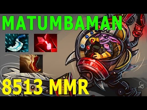 Matumbaman - Dota 2 - Timbersaw 8k5 MMR - Highlights Ranked Gameplay