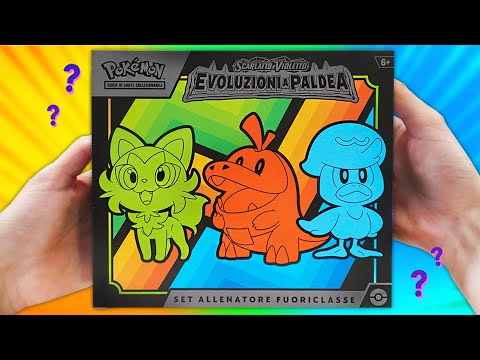 APRO IL SET ALLENATORE FUORICLASSE DI POKEMON EVOLUZIONI A PALDEA! - Elite Trainer Box Starter