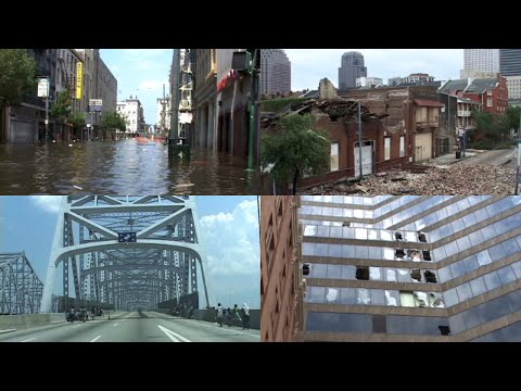 Never before seen footage of Hurricane Katrina - August 2005