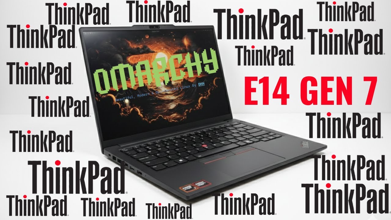 ThinkPad E14 Gen 7 Review! Running OMARCHYYYYYYY!!!!!!