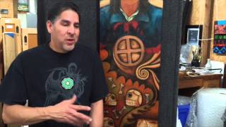 Return from Exile artist Brent Greenwood (Chickasaw/Ponca)