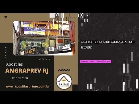 Apostila ANGRAPREV RJ 2022 Agente Previdenciário