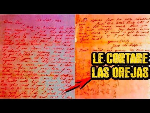 La ESPELUZNANTE CARTA de JACK "EL DESTRIPADOR" (Carta "Dear Boss" leida por mi) - EXTRE MISTERIOS