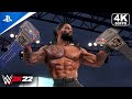 WWE 2K22 - Roman Reigns vs Brock Lesnar Match! [4K 60FPS PS5]
