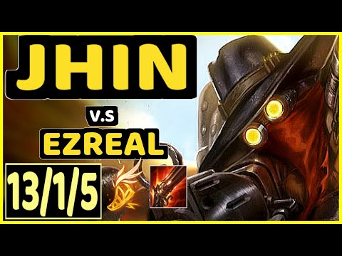 INNAXE (JHIN) vs EZREAL - 13/1/5 KDA BOTTOM ADC GAMEPLAY - EUW Ranked GRANDMASTER