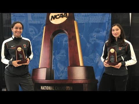 Feature: Chamberlain and Nixon Reflect On NCAA Fencing Titles