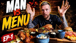 Man vs Menu EP-1 | Bisons Bar and grill 
