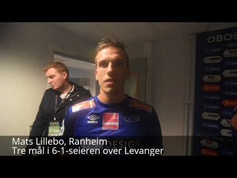 Ranheims Mats Lillebo etter Levanger 19.8.2017