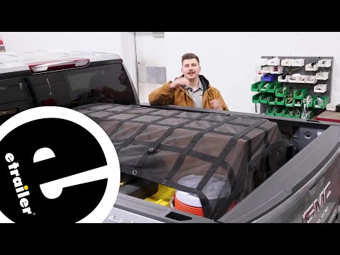 etrailer | A Closer Look at the Gladiator Trailer Cargo Net with Cam Buckle Tie-Downs