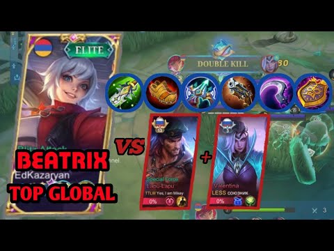 LEGENDARY BEATRIX!!TOP GLOBAL BEATRIX BY EdKazaryan - MOBILE LEGEND