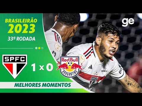 Gols e lances de São Paulo x Red Bull Bragantino