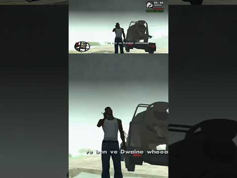 Cesar, he told us how many cars you get through, dude, and me and Dwaine were, like, whooaa! GTA SA