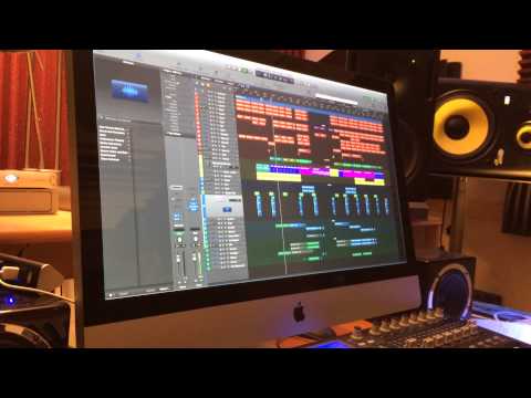 Dj Le Baron working on a new track