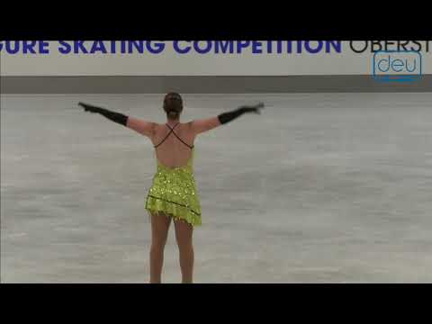 Stephanie Laurencon. Oberstdorf 2018. Gold Ladies I FS . 7 place