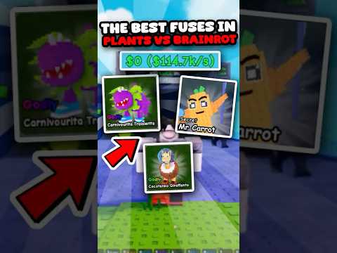 THE TOP 3 BEST FUSES IN PLANTS VS BRAINROT ROBLOX