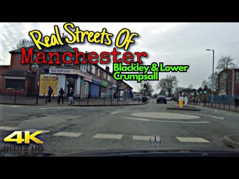 Real Streets Of Manchester | Lower Crumpsall and Blackley | 4k |
