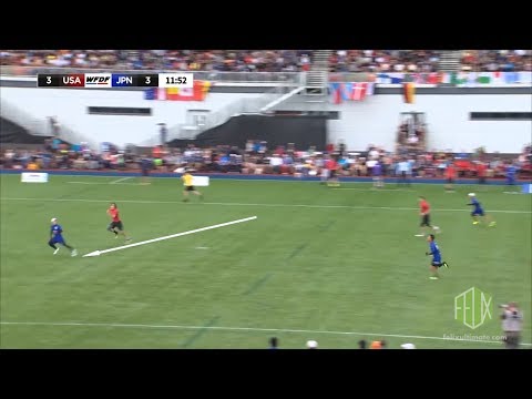 Arakawa's Diagonal Deep Cut — Japan v USA WUGC 2016 Endzone Analysis
