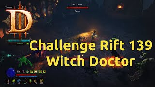 Diablo 3 - Challenge Rift - Challenge 139 - Witch Doctor - Completed