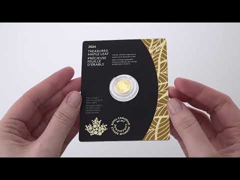 2024 1/10-oz. 99.99% Pure Gold Coin – Treasured Gold Maple Leaf First Strikes: Polar Bear Privy Mark