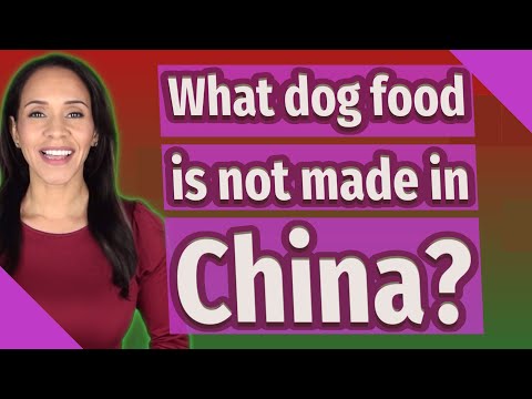 What dog food is not made in China?