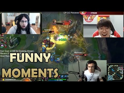 Imaqtpie:"I'm not bacon" | Ekko ULT DOUBLEKILL | Faker | IWillDominate | Sneaky | Funny moments #9 Video