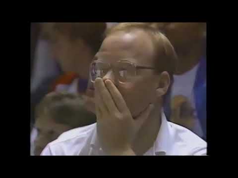 Playoff 1988. Second Round. Washington Capitals vs New Jersey Devils. Handshakes after game 7