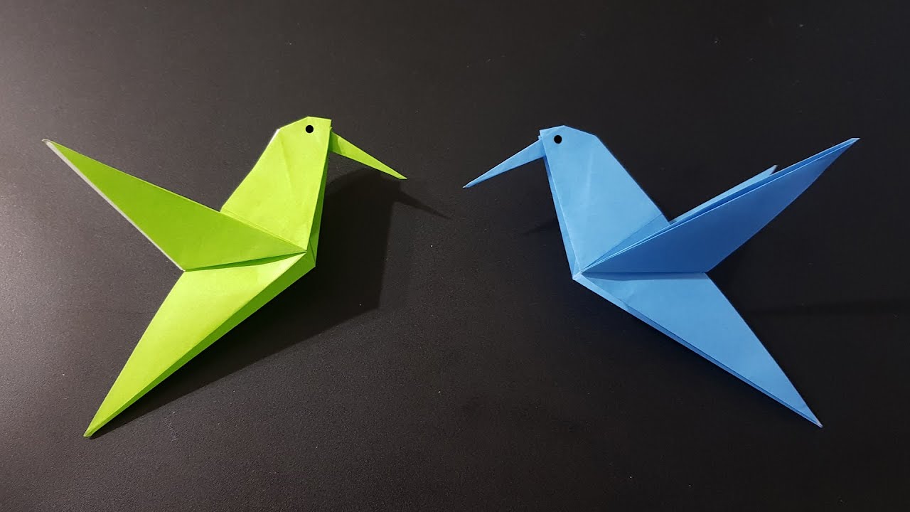 Origami Hummingbird