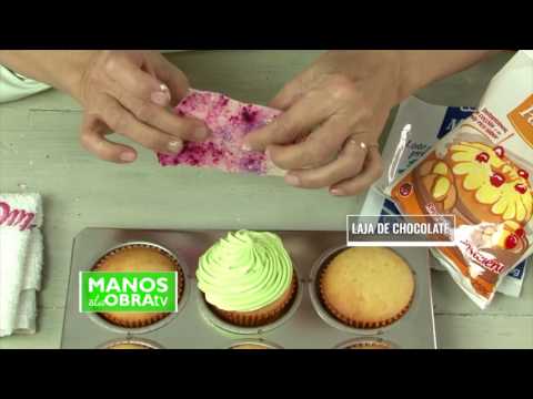 Manos a la Obra TV Programa 18 (Parte 2) Cupcakes - Tortas con Stencil