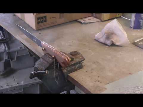 OLD,RUSTY KNIFE RESTORATION 3.