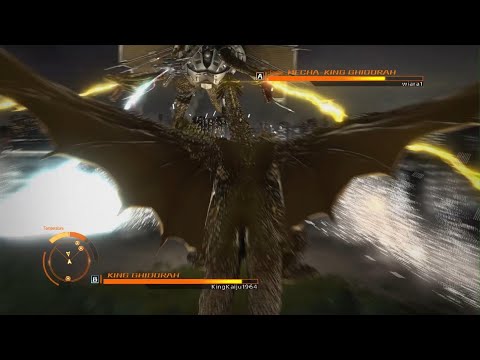 Godzilla PS5 Online Battles: King Ghidorah vs Mecha King Ghidorah