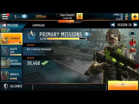 Kill Shot Bravo Region 18=42 Primary Mission Complete