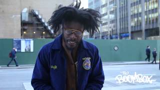 Jesse Boykins III Performs '4 U 2 B Free' Live on the Streets of NYC