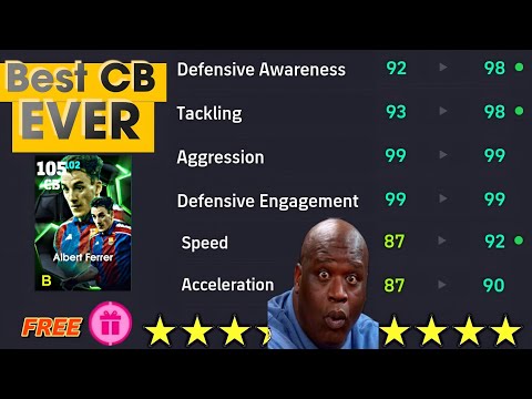 Der beste Innenverteidiger aller Zeiten 😱 | Gratis Albert Ferrer (eFootball 2026)