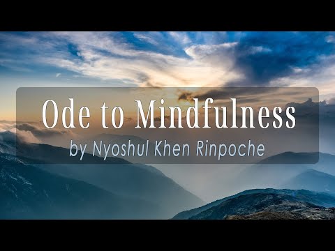 Ode to Mindfulness: Nyoshul Khen Rinpoche