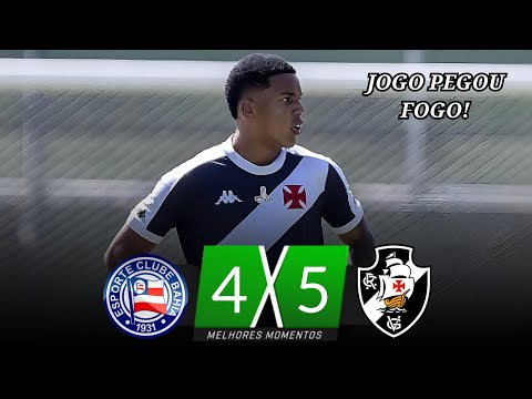 Bahia 4 x 5 Vasco | Goals and Highlights | Under-17 Brazilian Championship