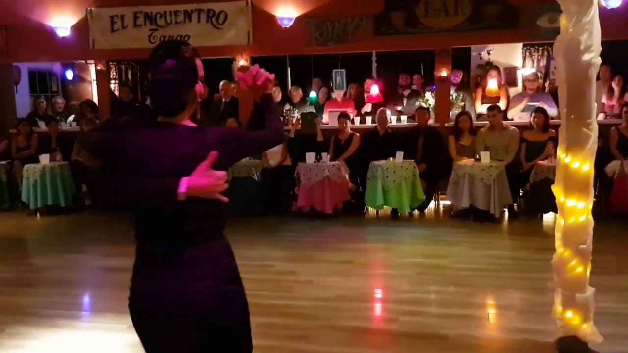 Tomas Galvan & Gimena Herrera performing at El Encuentro