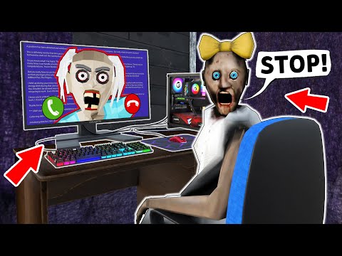 Little Granny vs Mad Granny vs Hello Neighbor - funny horror animation (p.217)